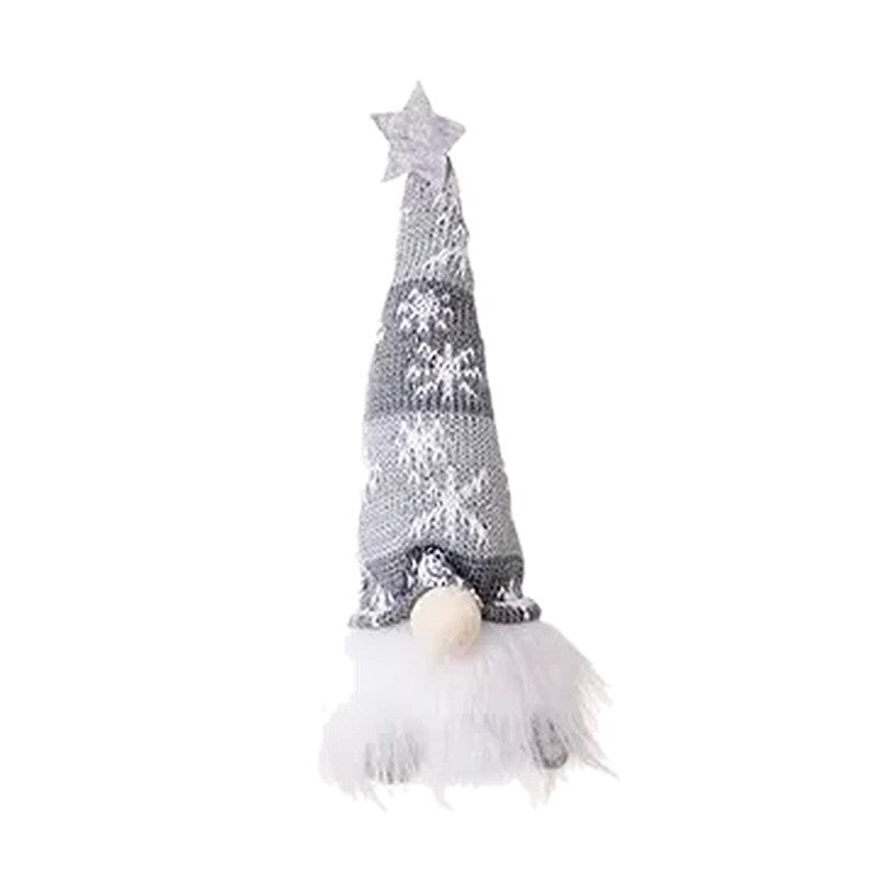 Glowing Christmas Gnome, Grey, Classic
