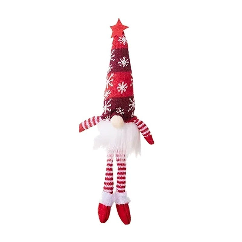 Glowing Christmas Gnome, Red, Long Legs