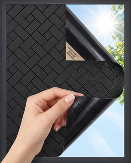 Buio film corner peeling off cleanly, no residue