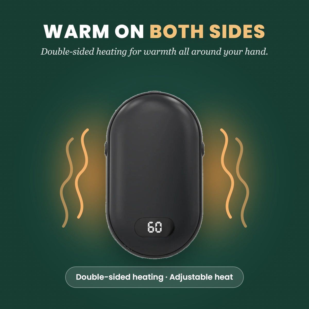 Warm on both sides: double-sided heating